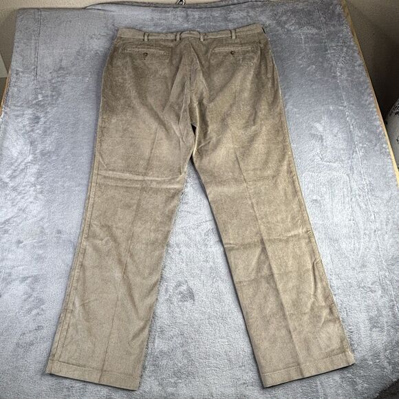 Peter‎ Millar Pants Mens 40 Nanoluxe Corduroy 5 Pocket Tan 40x31 Flat Front - Picture 3 of 12